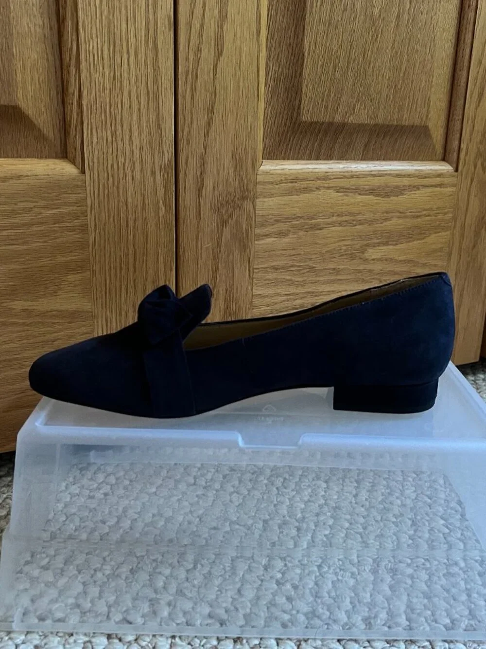 TALBOTS - Jane Tie Strap Suede Loafer -- NEW, with Box